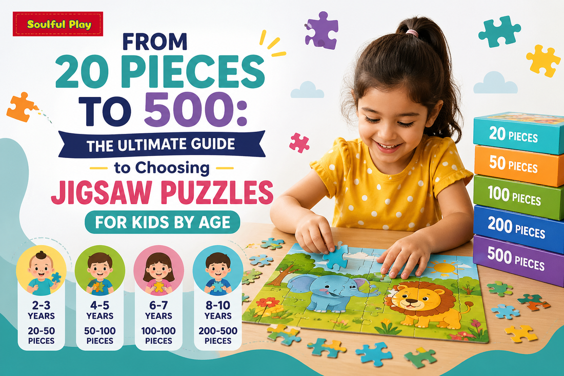 From 20 Pieces to 500: The Ultimate Guide to Choosing Jigsaw Puzzles for Kids by Age